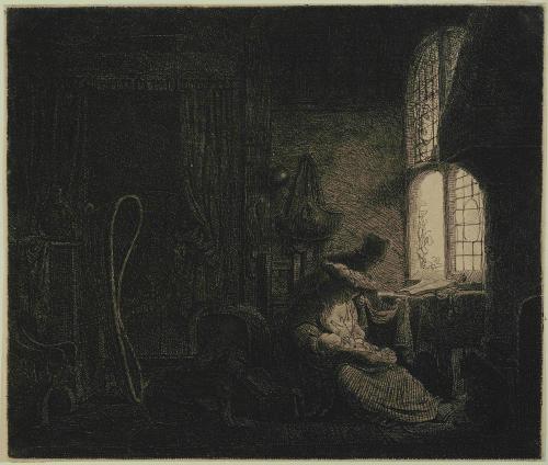 Holy Family in an Interior
