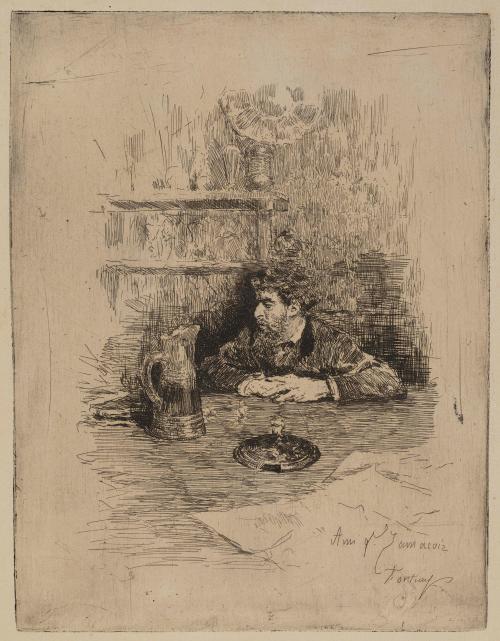 Portrait of the Painter Eduardo Zamaçois (Portrait du peintre Eduardo Zamaçois)