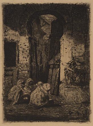 Tangiers, Seated Arabs (Tanger, arabes assis)