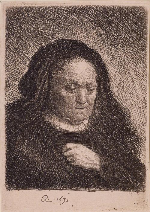 The Artist’s Mother with Her Hand on Her Chest