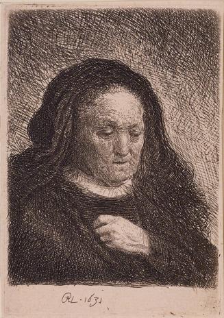 The Artist’s Mother with Her Hand on Her Chest