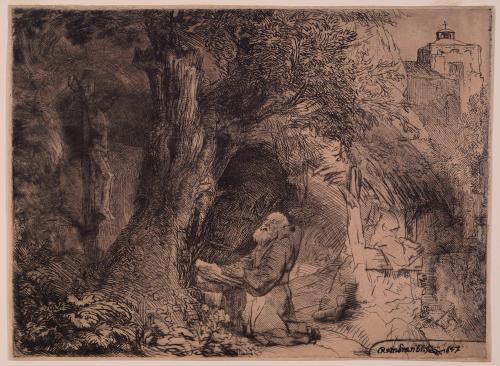 St. Francis Beneath a Tree Praying