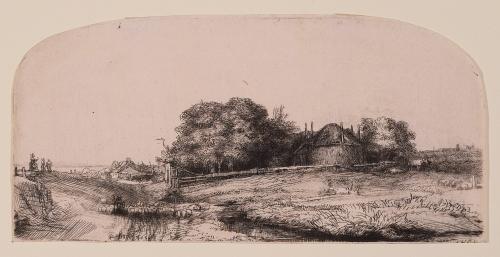 Landscape with a Hay Barn on the Diemerdijk with a Flock of Sheep
