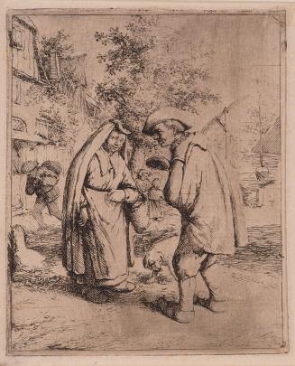 Man Talking to a Woman