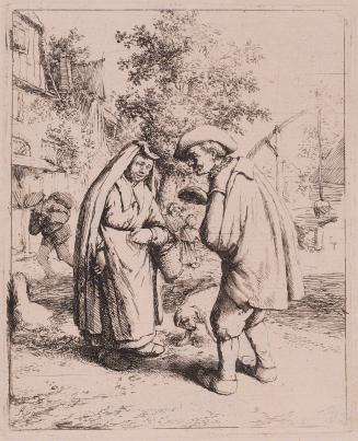 Man Talking to a Woman