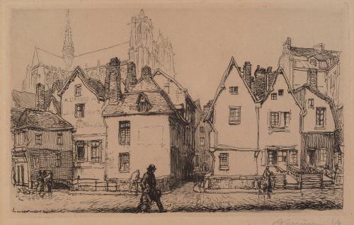 Old Houses at Amiens (Vieilles maisons à Amiens)