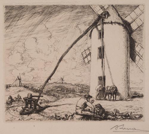 The Windmill at Chapelles (Le Moulin des Chapelles)