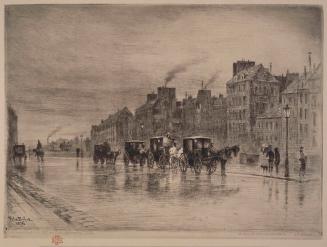 Winter Morning on the Quai de l'Hôtel-Dieu (Une Matinée d'Hiver au Quai de l'Hôtel-Dieu)