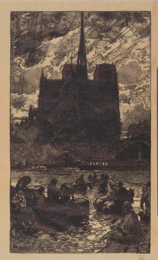Watering-Place Behind Notre-Dame (L'Abreuvoir derrière Notre-Dame)