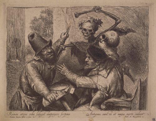 Quarreling Players and Death