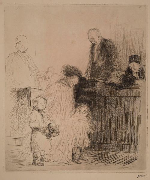 Coming Out of the Hearing (La sortie de l'audience)