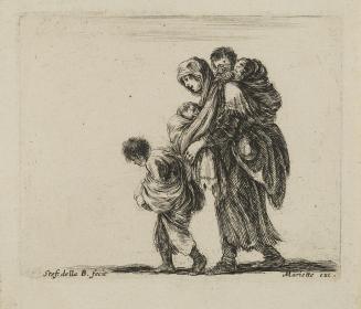 A Beggar Woman with Three Children