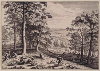 Deer Hunting in the Forest Grove (Hirschjagd im Waldhain)