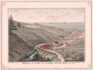 Residence of Alfred Fay. Redwood