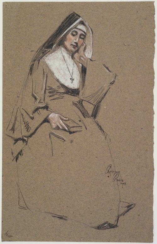 Seated Nun