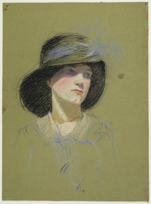 Woman in Black Hat