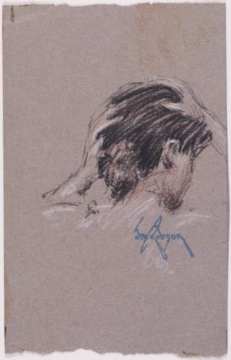 Woman Arranging Her Hair