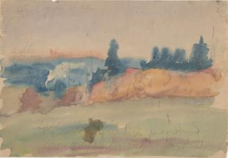 Landscape Study with Color Notations