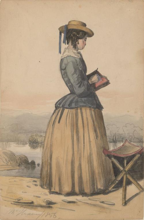 Young Lady Writing
