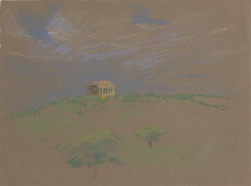 View of a Classical Temple