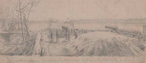 Interchange of the Shot on the Mississippi, Between Fort Wood K'y, X three