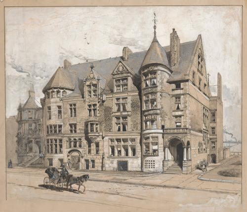 F.L. Higginson and C.A. Whittier Houses, Beacon Street, Boston