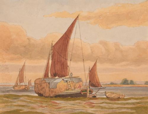Straw Boats on the Thames