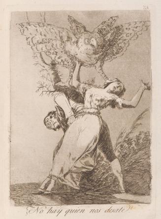 Is there no one to untie us? (¿No hay quien nos desate?), Plate 75 from Los Caprichos