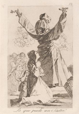 What a tailor can do! (Lo que puede un Sastre!), Plate 52 from Los Caprichos