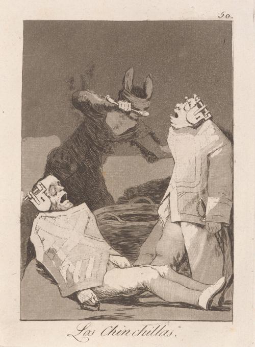 The Chinchillas (Los Chinchillas), Plate 50 from Los Caprichos