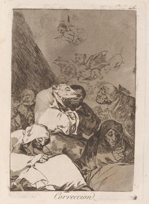 Correction (Correccion), Plate 46 from Los Caprichos