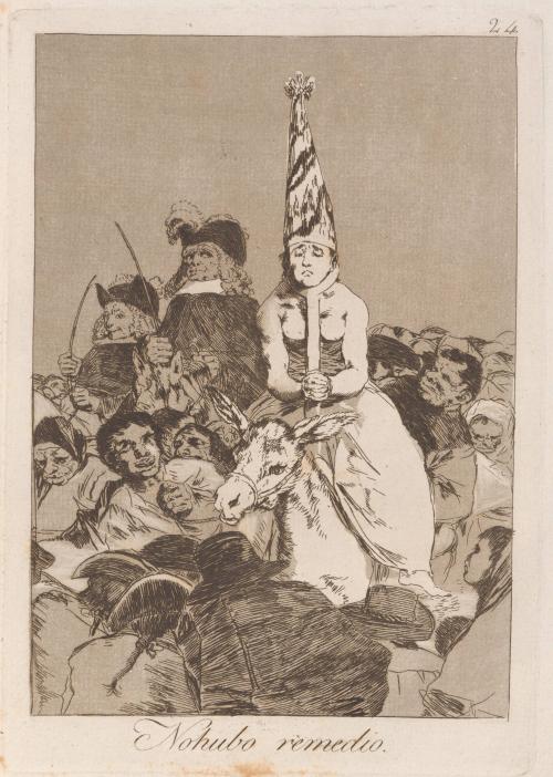 Nothing could be done about It (Nohubo remedio), Plate 24 from Los Caprichos