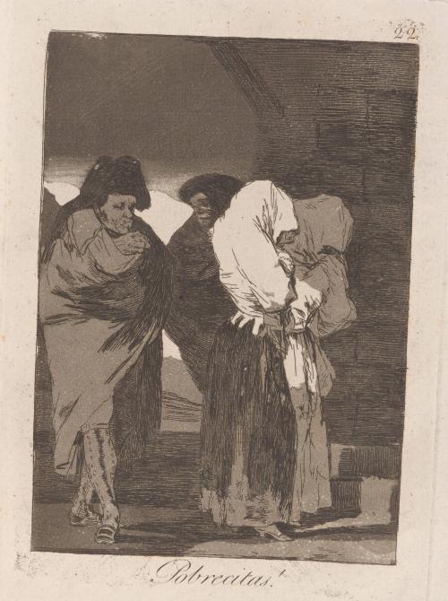 Poor little girls! (Probrecitas!), Plate 22 from Los Caprichos