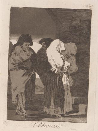 Poor little girls! (Probrecitas!), Plate 22 from Los Caprichos