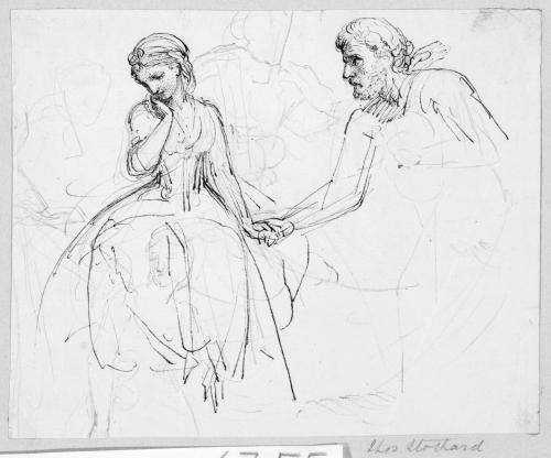 Seated Man and Woman