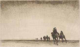 Dawn -- camel patrol setting out