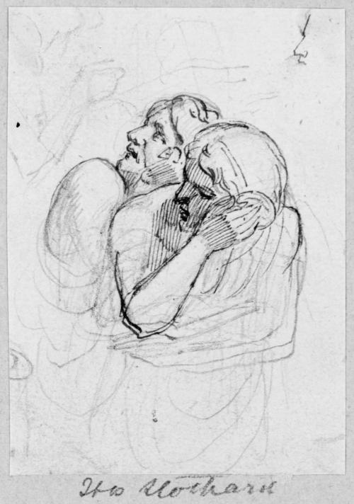 Two Figures Sheltering