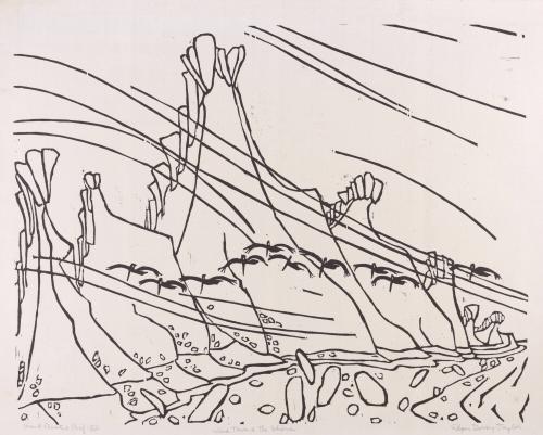 Wind toward the shore