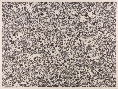 Windrow of crabs, Bahia S. Ter.