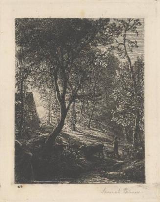 The Herdsman's Cottage, or Sunset