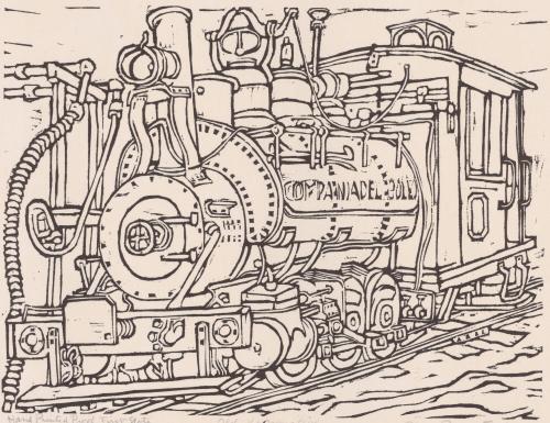 Old locomotive, Santa Rosalia
