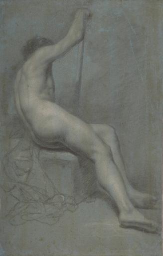Seated Nude with Staff