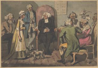 Justice Mittimus at a Loss How to Act in this Affair