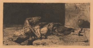 Arab Watching over the Body of His Friend (Arabe veillant le corps de son ami)