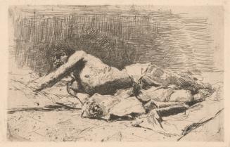 Man Rolling on the Ground (Homme se roulant a terre)
