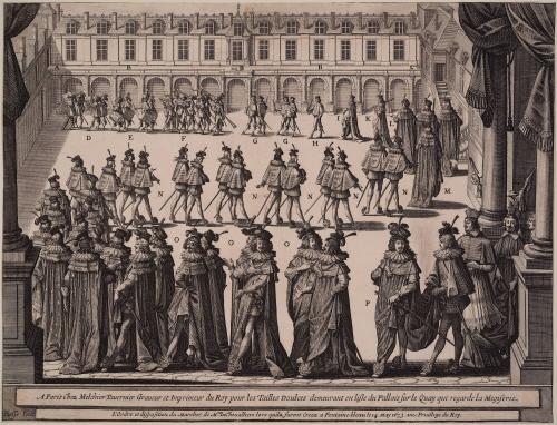 Order of the Chevaliers Marching at Fontainebleau in May 1633