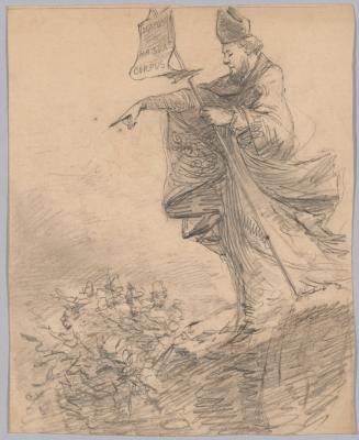 Bishop Directing a Crowd