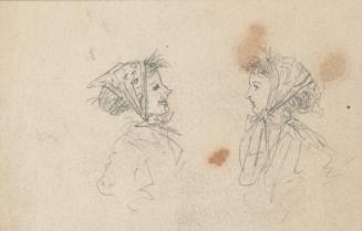 Woman with Kerchief on Head