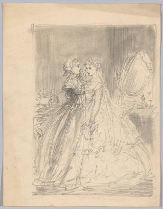 Older Woman Addressing a Bride (?)