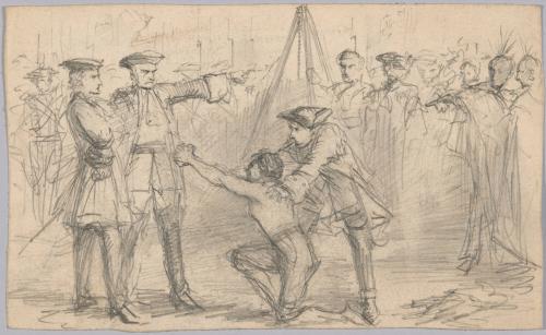 Soldier Pleading for Mercy
